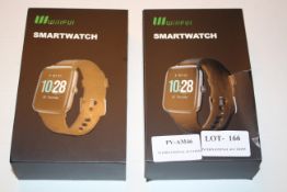 2X BOXED WILLFUI SMARTWATCHES COMNBINED RRP £70.00Condition ReportAppraisal Available on Request-