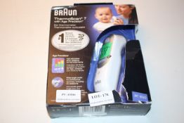 BOXED BRAUN THERMOSCAN 7 WITH AGE PRECISION EAR THERMOMETER MODEL: IRT 6520 RRP £53.99Condition