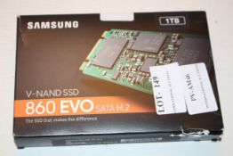 BOXED SAMSUNG 1TB V-NAND SSD 860 EVO SATA M.2 RRP £106.59Condition ReportAppraisal Available on