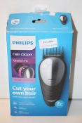 BOXED PHILIPS HAIR CLIPPER GRADE 0-5 MODEL: QC5570 RRP £32.99Condition ReportAppraisal Available