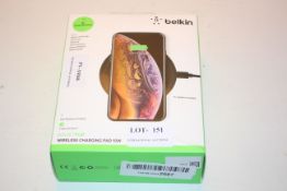 BOXED BELKIN QI SMARTPHONES WIRELESS CHARGING PAD 10W BOOST UP RRP £19.99Condition ReportAppraisal