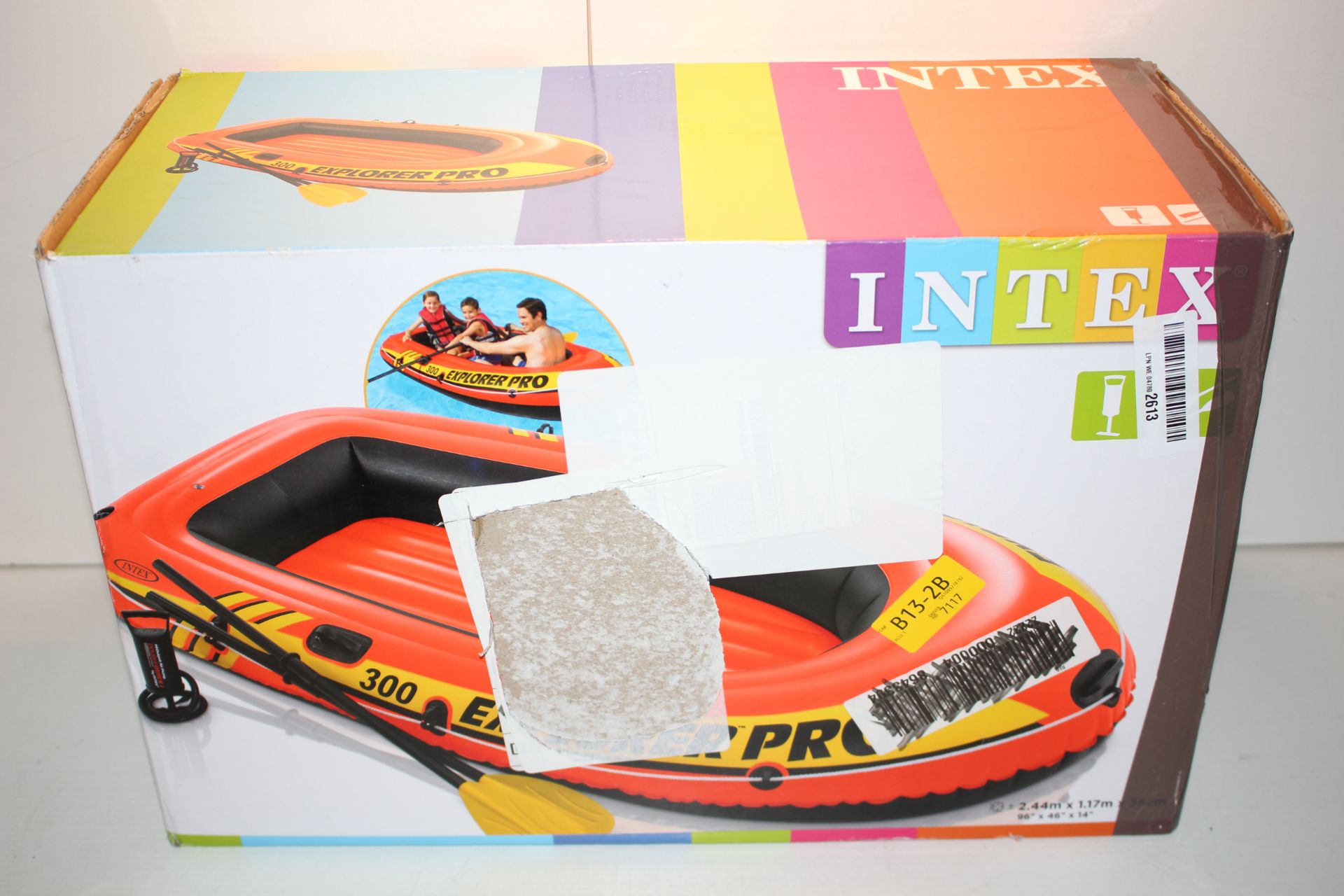 BOXED INTEX INFLATEABLE EXPLORER PRO 300 RRP £49.99Condition ReportAppraisal Available on Request-