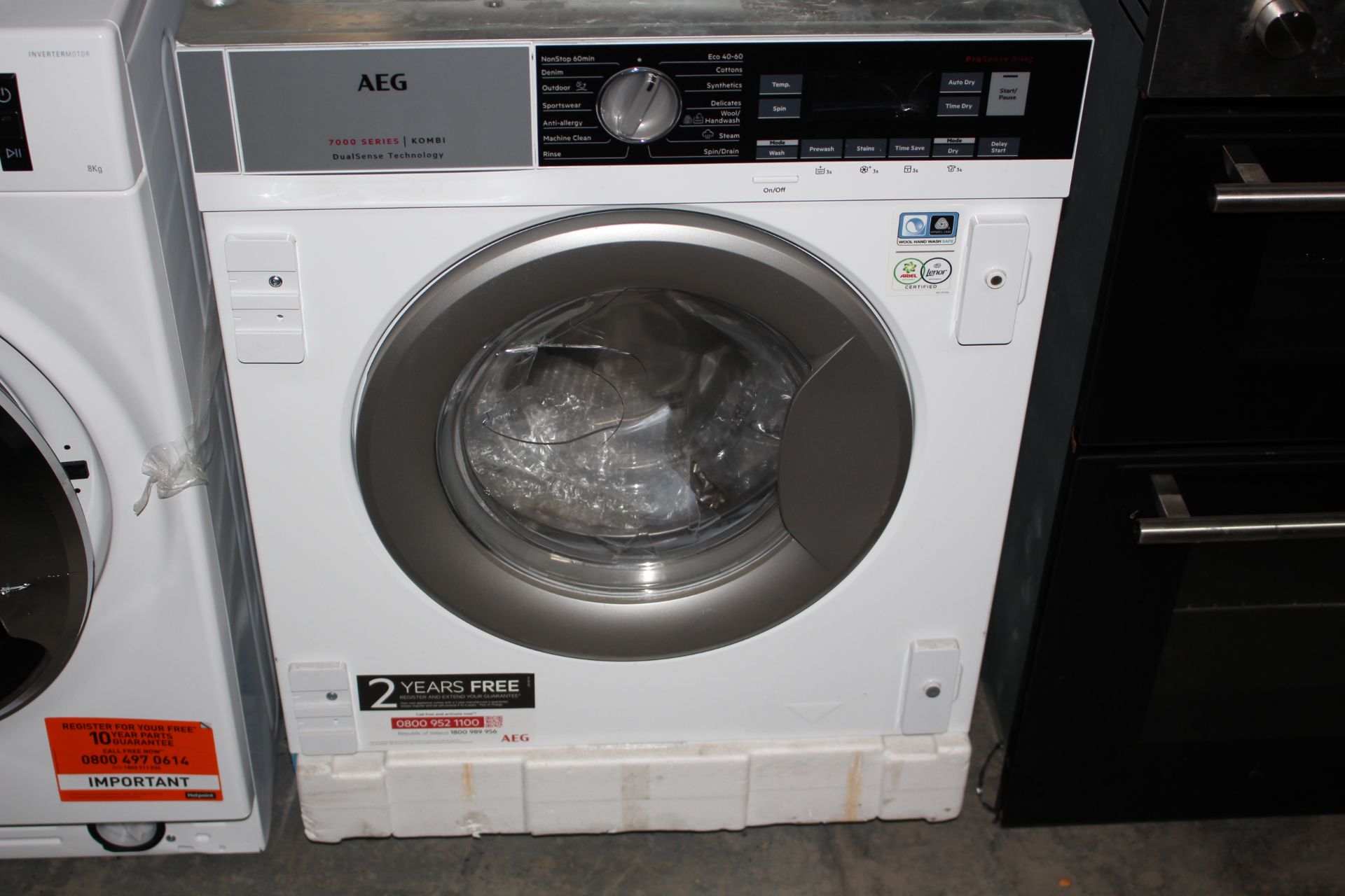 AEG 7000 SERIES KOMBI DUALSENSE WASHER DRYER MODEL: L7WC8632BICondition ReportAppraisal Available on