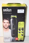 BOXED BRAUN ALL-IN-ONE TRIMMER 3 MODEL: MGK3221 RRP £49.99Condition ReportAppraisal Available on