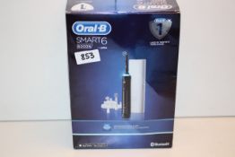 BOXED ORAL B SMART 6 POWERED BY BRAUN 6000N TOOTHBRUSH RRP £129.00Condition ReportAppraisal