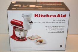 BOXED KITCHEN AID SIFTER + SCALE RRP £99.95Condition ReportAppraisal Available on Request- All Items