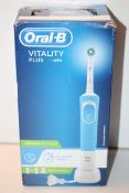 BOXED ORAL B VITALITY PLUS POWERED BY BRAUN TOOTHBRUSH RRP £24.99Condition ReportAppraisal Available