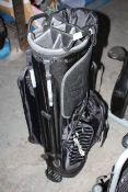 TAYLORMADE GOLF BAG BLACKCondition ReportAppraisal Available on Request- All Items are Unchecked/