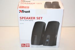 BOXED TRUST SPEAKER SET FOR PC AND LAPTOP ALMO RRP £24.99Condition ReportAppraisal Available on