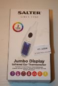 BOXED SALTER JUMBO DISPLAY INFRARED EAR THERMOMETER RRP £19.99Condition ReportAppraisal Available on