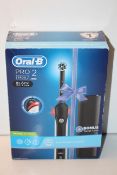 BOXED ORAL B POWERED BY BRAUN 2500 BLACK EDITION TOOTHBRUSH RRP £32.99Condition ReportAppraisal