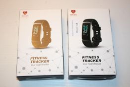 2X BOXED FITNESS TRACKERS HEART RATE MONITORING COMBINED RRP £60.00Condition ReportAppraisal