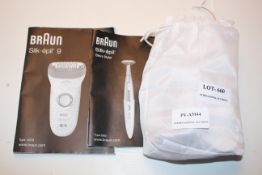 UNBOXED BRAUN SILK EPIL 9 EPILATOR Condition ReportAppraisal Available on Request- All Items are