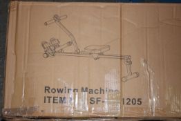 BOXED SUNNY HEALTH & FITNESS ROWING MACHINE MODEL: SF-RW-1205 RRP £129.99Condition ReportAppraisal