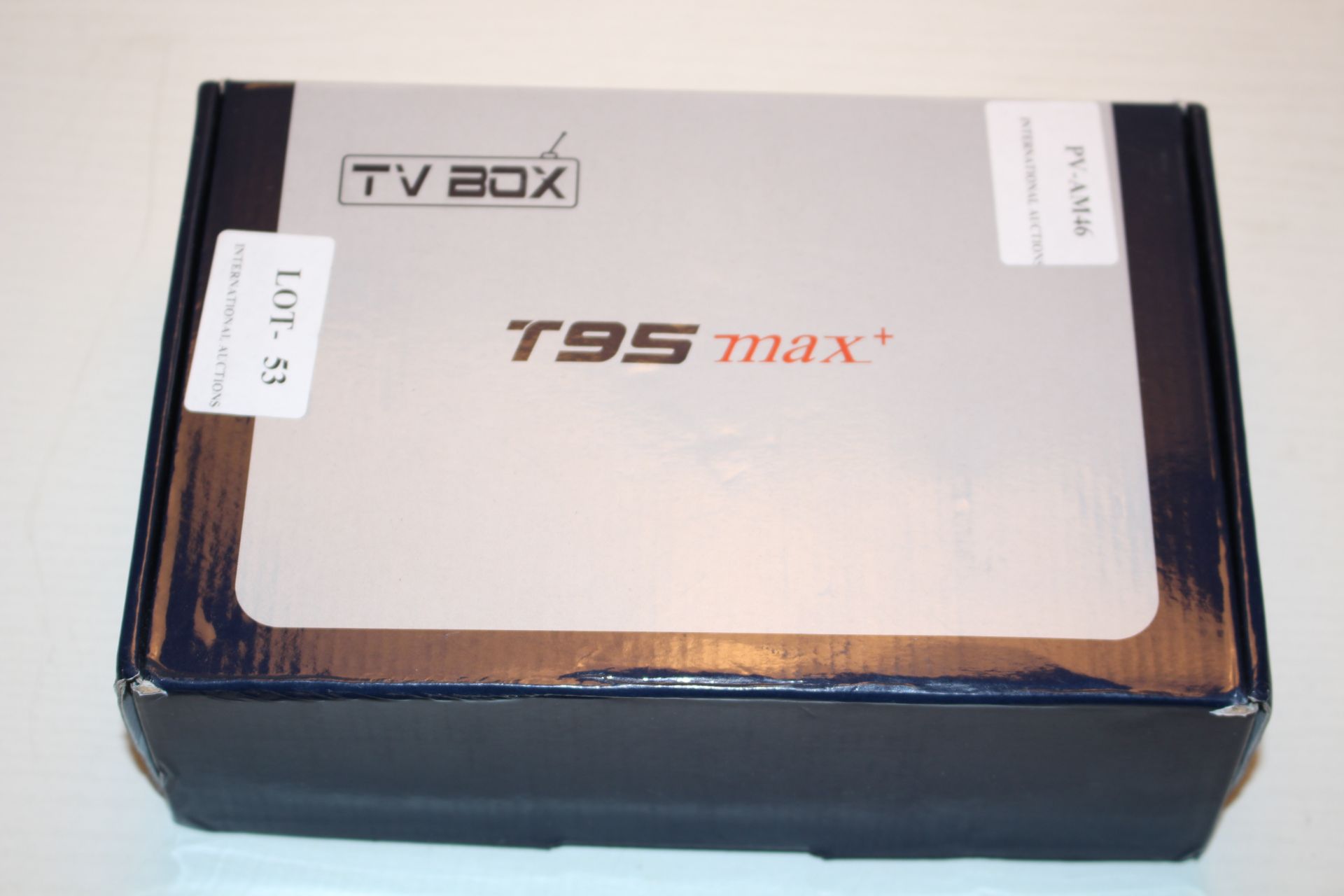 BOXED ANDROID TV BOX T95 MAX+Condition ReportAppraisal Available on Request- All Items are