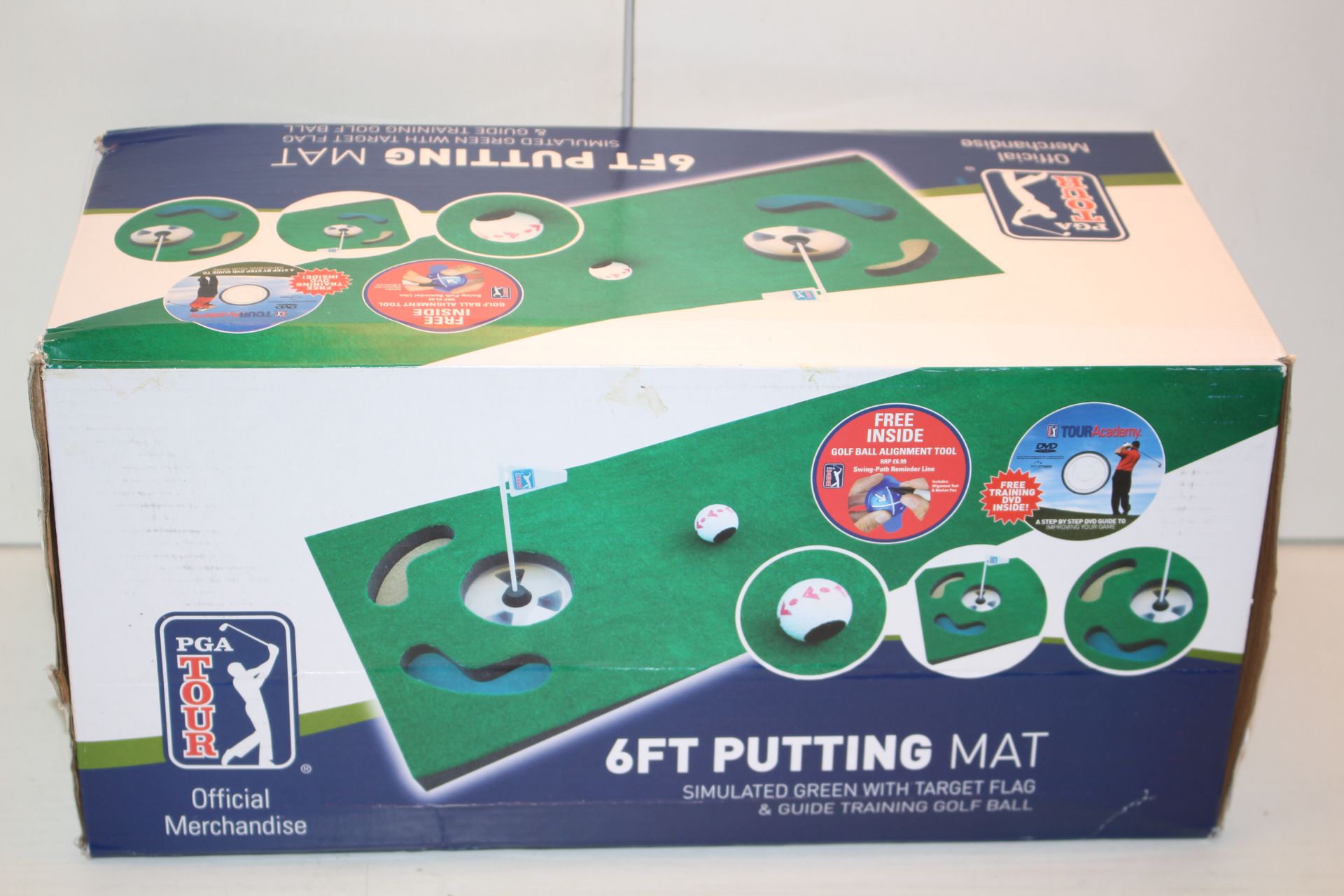 BOXED PGA TOUR 6FT PUTTING MAT RRP £12.99Condition ReportAppraisal Available on Request- All Items