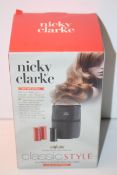 BOXED NICKY CLARKE CLASSIC STYLE 12 COMPACT HEATED ROLLERS 25MM RRP £27.00Condition