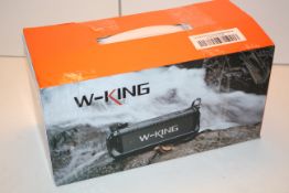 BOXED W-KING 50W BLUETOOTH SPEAKER BLACK RRP £79.99Condition ReportAppraisal Available on Request-