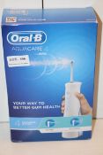 BOXED ORAL B AQUACARE 4 POWERED BY BRAUN ORAL IRRIGATOR Condition ReportAppraisal Available on