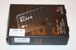 BOXED WD_BLACK HIGH PERFORMANCE GAME DRIVE 5TB UPTO 250MB/S RRP £152.99Condition ReportAppraisal