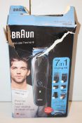 BOXED BRAUN ALL-IN-ONE TRIMMER 3 MODEL: MGK3245 RRP £49.99Condition ReportAppraisal Available on