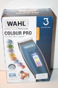 BOXED WAHL COLOUR PRO CORDED HAIR CLIPPER RRP £25.99Condition ReportAppraisal Available on