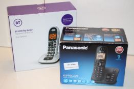2X ASSORTED BOXED PHONES BY BT & PANASONIC COMBINED RRP £100.00Condition ReportAppraisal Available