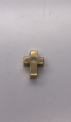 18ct Yellow Gold Diamond Cross 1.3G (334)