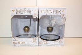 X2 BOXED HARRY POTTER BELL JAR LIGHTCondition ReportAppraisal Available on Request- All Items are