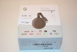 BOXED GOOGLE CHROMECAST RRP £30.00Condition ReportAppraisal Available on Request- All Items are