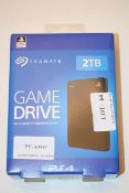 BOXED SEAGATE GAME DRIVE 2TB FOR PS4 RRP £83.77Condition ReportAppraisal Available on Request- All