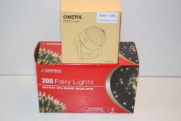 X2 BOXED LIGHTS, INCLUDING DISCO AND FAIRY LIGHTSCondition ReportAppraisal Available on Request- All
