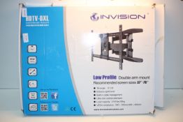 BOXED INVISION HDTV-DXL CANTILEVER MOUNT LOW PROFILE DOUBLE ARM MOUNT 37"-70"Condition