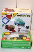 2X BOXED ASSORTED ITEMS TO INCLUDE RC MAGNETIC CAR & JOHN DEERE TRACTORCondition ReportAppraisal