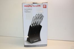 BOXED MORPHY RICHARDS BLACK KNIFE SETCondition ReportAppraisal Available on Request- All Items are