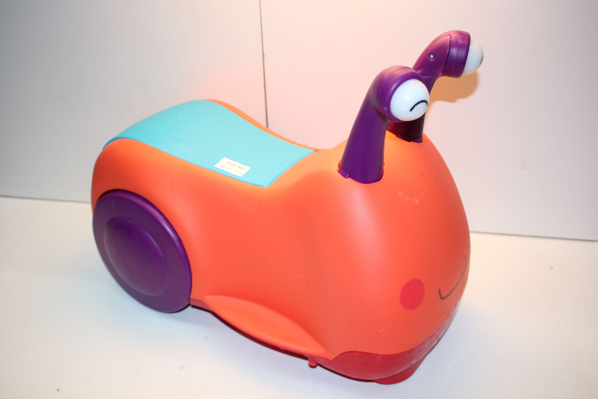 MY B TOY SIT N RIDE SNAIL Condition ReportAppraisal Available on Request- All Items are Unchecked/