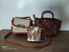 NEXT X 3 BAGS 2 CROSS BODY BAGS AND 1 TAN SMALL HANDBAG Condition ReportAppraisal Available on