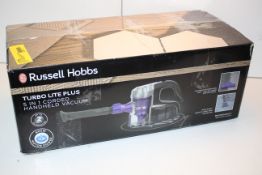 BOXED RUSSELL HOBBS TURBO LITE PLUS 5-IN-1 CORDED HANDHELD VACUUM MODEL: RHCHS50ASO3-C RRP £59.