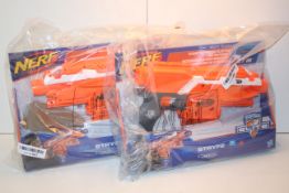 2X BOXED NERF N-STRYKE ELITE STRYFE GUNS Condition ReportAppraisal Available on Request- All Items