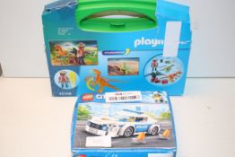 2X BOXED ASSORTED TOYS BY LEGO & PLAYMOBILCondition ReportAppraisal Available on Request- All