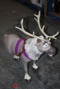 LARGE 3 LEGGED DISNEY REINDEERCondition ReportAppraisal Available on Request- All Items are