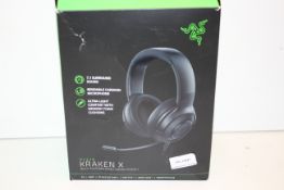 BOXED RAZER KRAKEN X MULTI-PLATFORM WIRED GAMING HEADSET RRP £59.99Condition ReportAppraisal