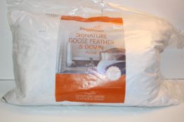 BAGGED SNUGGLEDOWN SIGNATURE GOOSE FEATHER AND DOWN PILLOW Condition ReportAppraisal Available on