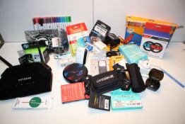 20X ASSORTED ITEMS TO INCLUDE WIFI RANGE EXTENDERS, CANON INK CARTRIDGES IPLAY DEVICES & OTHJER (