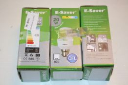 X3 BOXED E SAVER BULBSCondition ReportAppraisal Available on Request- All Items are Unchecked/