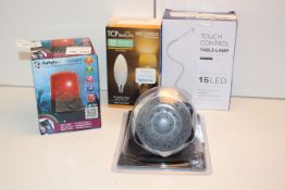 X4 HOME ITEMS INCLUDING LIGHTS, SIREN AND OTHER, PLEASEW USE IMAGE AS A GUIDECondition