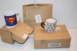 X3 BOXED ITEMS INCLUDING, 6 PIECE CUP SET, SUPEREMAN CUP AND OTHERCondition ReportAppraisal