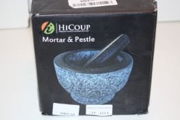 BOXED HICOUP MORTAR AND PESTLECondition ReportAppraisal Available on Request- All Items are