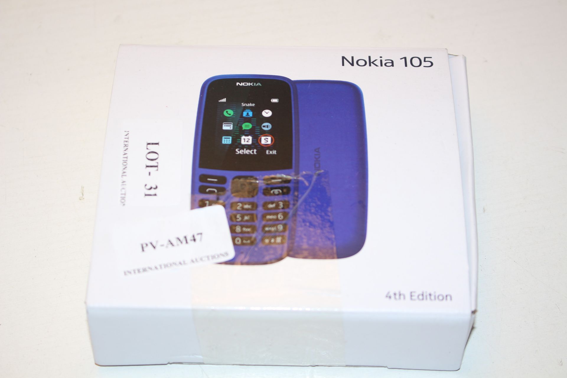 BOXED NOKIA 105 4TH EDITION MOBILE PHONE RRP £29.99Condition ReportAppraisal Available on Request-