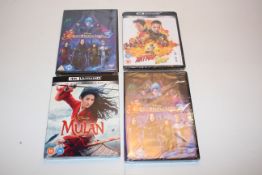 4X SEALED BOXED DVD MOVIES (IMAGE DEPICTS STOCK)Condition ReportAppraisal Available on Request-